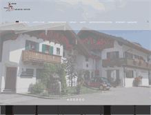 Tablet Screenshot of hotel-in-oberammergau.de